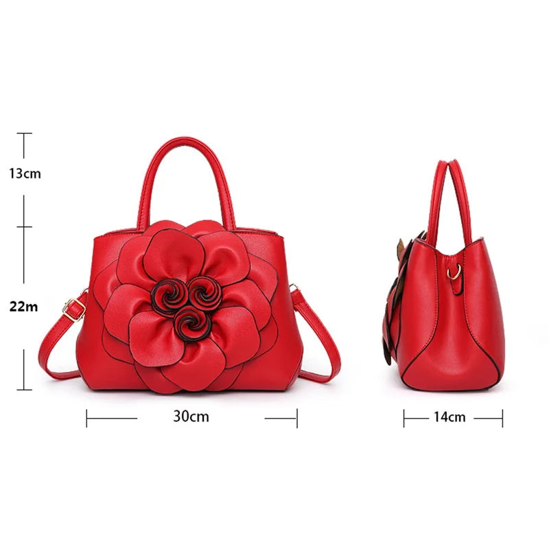 Bolsas de couro impermeavel Florata para mulheres